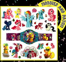 temporary tattoo my little pony tatuaggi temporanei mini pony stickers bambini