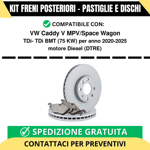 Kit freni posteriori - kit, per