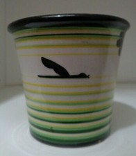 BICCHIERE CERAMICA PROBABILE ROMETTI UMBERTIDE ANNI '40 MIDCENTURY  RARO POTTERY