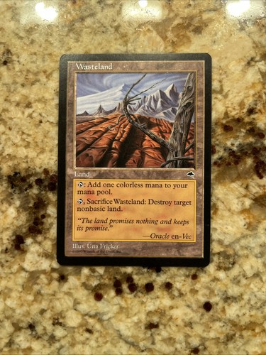 Mtg wasteland tempest magic - mp,