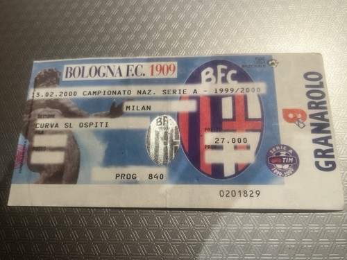 Bologna milan biglietto ticket - bologna-milan, biglietto/ticket