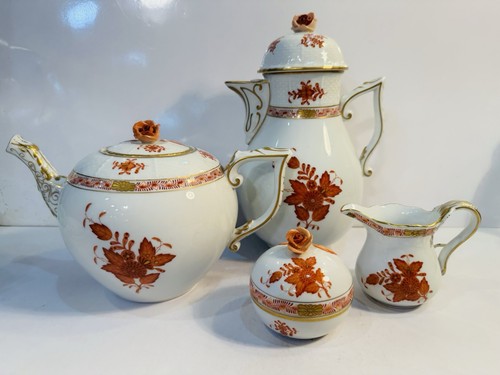 Herend bouquet cinese ruggine - herend,