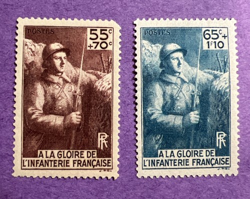 Francia 1938 scott b71 b72 - scott, b71-b72