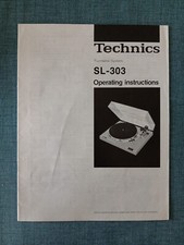 VINTAGE - ISTRUZIONI MANUALE D'USO PER L'UTENTE - GIRADISCHI TECHNICS SL-303