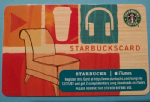 Cartolina starbucks 2007 - cartolina,
