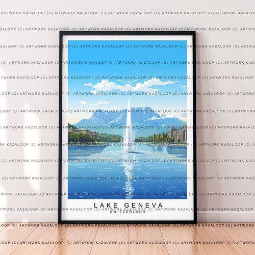 Lago ginevra svizzera - di,