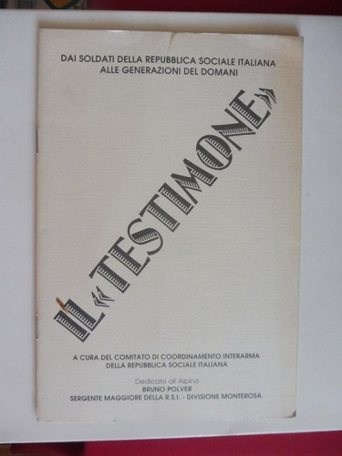 Testimone repubblica - il,