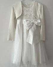 Abito Comunione cerimonia Bambina Damigella 7-8 anni girls'  dress flower girl