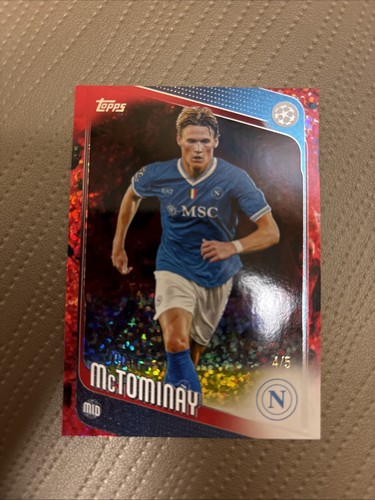 Scott mctominay red topps - scott, 1/5