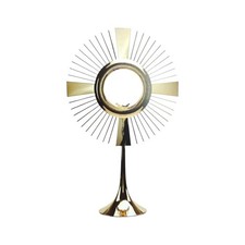 Ostensorio in ottone dorato 61