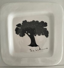 MARIO SCHIFANO PIATTO IN