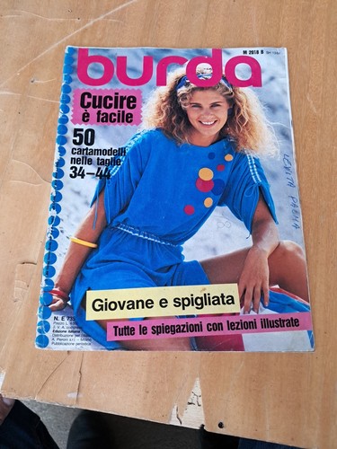 Rivista burda 1984 - rivista,