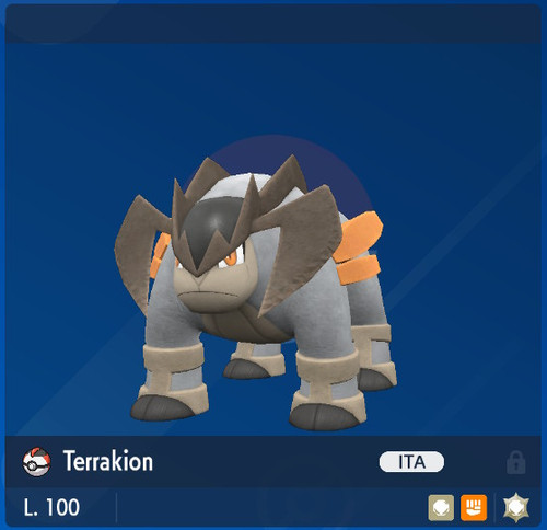 Terrakion shiny o - terrakion,