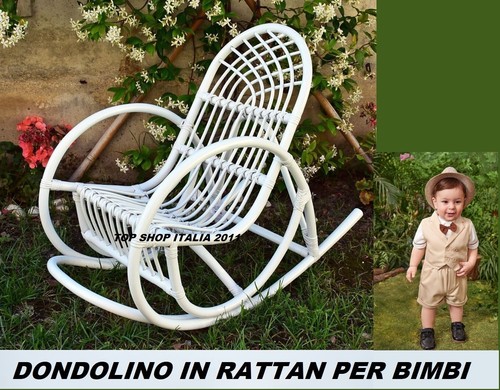 Dondolino dondolo rattan - dondolino,