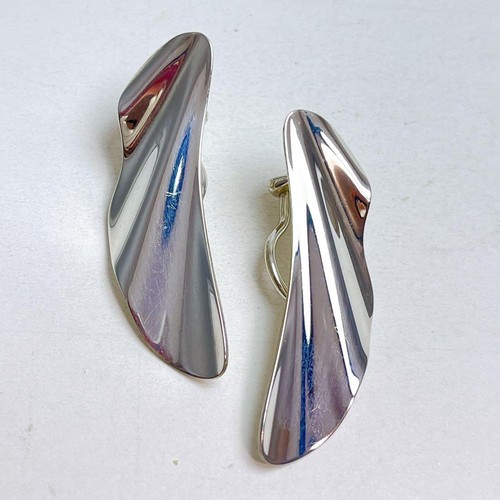 Orecchini clip argento - , alta