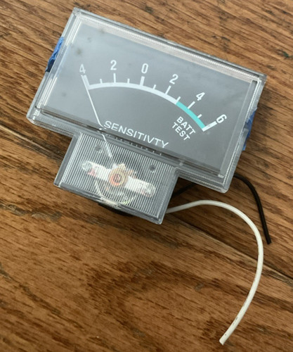 Metal detector meter only - meter, used