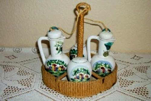 Set crogiola ceramica faience - set,
