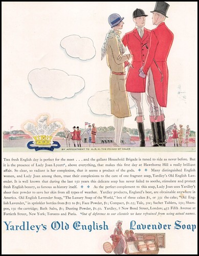 Pubblicità 1929 yardley - pubblicità, yardley's