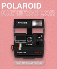 Regalo fotocamera Polaroid Supercolor 635 CL (arcobaleno nero) — pellicola istantanea 600