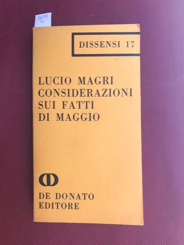 Magri lucio considerazioni - lucio,,