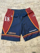 Pantaloncini Shorts Virtus Roma REEBOK Lega Basket Serie A Match Worn