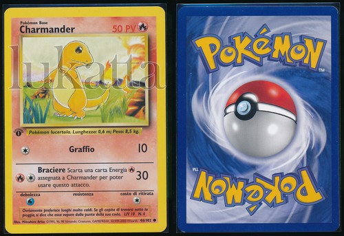 Carta pokémon charmander - carta,