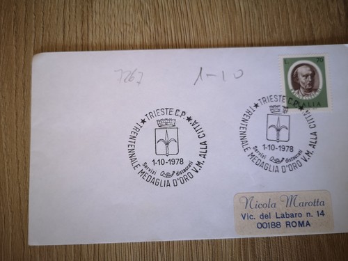 Cartolina commemorativa - cartolina,