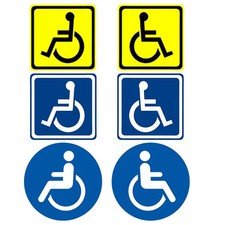 Adesivi Disabili Invalidi, 2