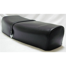 Fodero copertina sella nera con riquadri completa di maniglia per VESPA PX PE AR