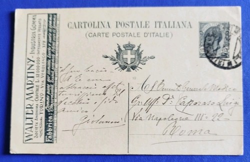 1919 intero postale