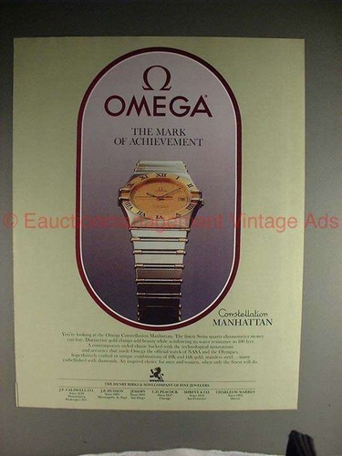 Pubblicità orologio omega - pubblicità,