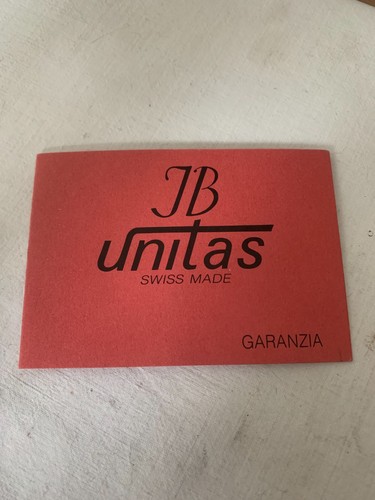 Unitas swiss made garanzia - swiss,