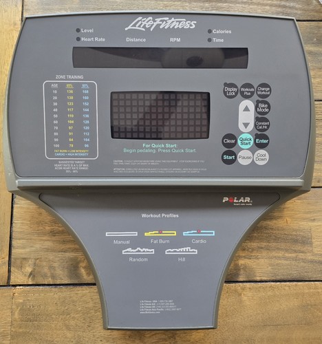 Console life fitness reclinata - console,