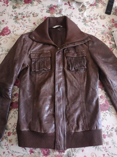 Giubbino vintage pelle donna - giubbino,