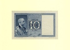 ITALIA 10 DIECI LIRE 1939