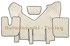 SET TAPPETI COPRICOFANO ECOPELLE CHAMPAGNE PER IVECO STRALIS XP AUTOMATIC 2FRIGO