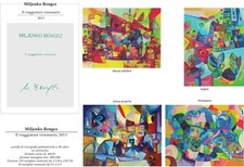 BENGEZ MILJENKO CARTELLA CON 4 SER-POLIM.SU CARTONC. "IL VIAGGIATORE VISIONARIO"