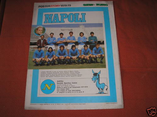 Napoli poster story - poster, 78/79