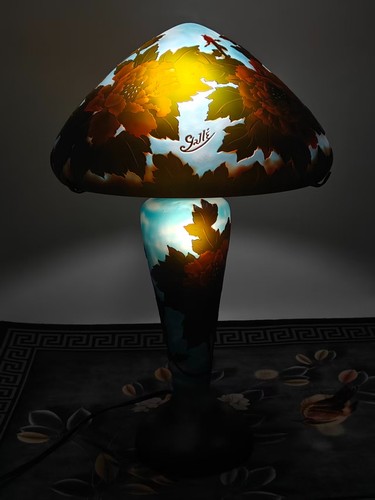 Lampada emile galle vetro - lampada, in