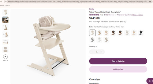 Stokke tripp trapp high - tripp, chair