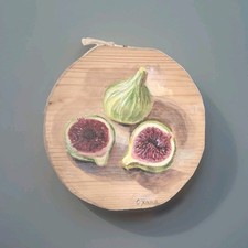 dipinto acrilico su legno, dal