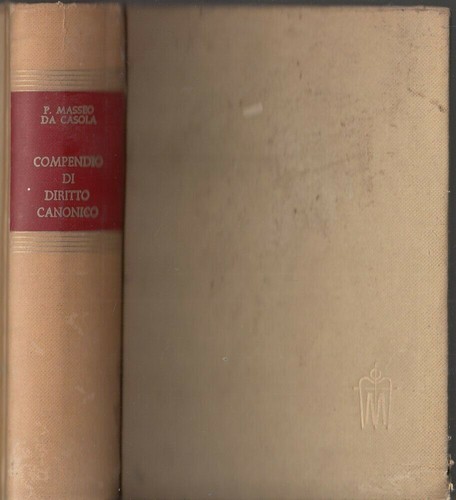 Compendio diritto canonico - diritto,