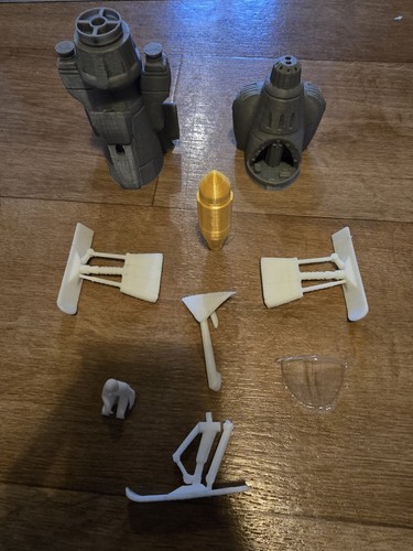 Inch printed shado ufo - inch, 3d