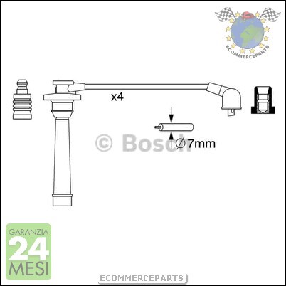 57272 kit cavi - kit, candele