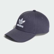 CAPPELLO ADIDAS Originals BERRETTO HD9698 BLU BLUE BIANCO TREFOIL UOMO BASEBALL