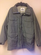 Vintage WOOLRICH Parka USA Olive Drab Jacket Uomo Large 40% Poliestere LEGGI