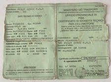 Libretto circolazione Piaggio