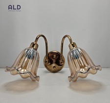 Applique classico vetro ambra