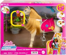 Barbie - Tornado, cavallo interattivo con luci, musica e accessori