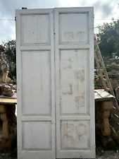 Porta antica anta singola in legno bianco ottime per cabina armadio - 016